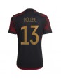 Billige Tyskland Thomas Muller #13 Bortedrakt VM 2022 Kortermet